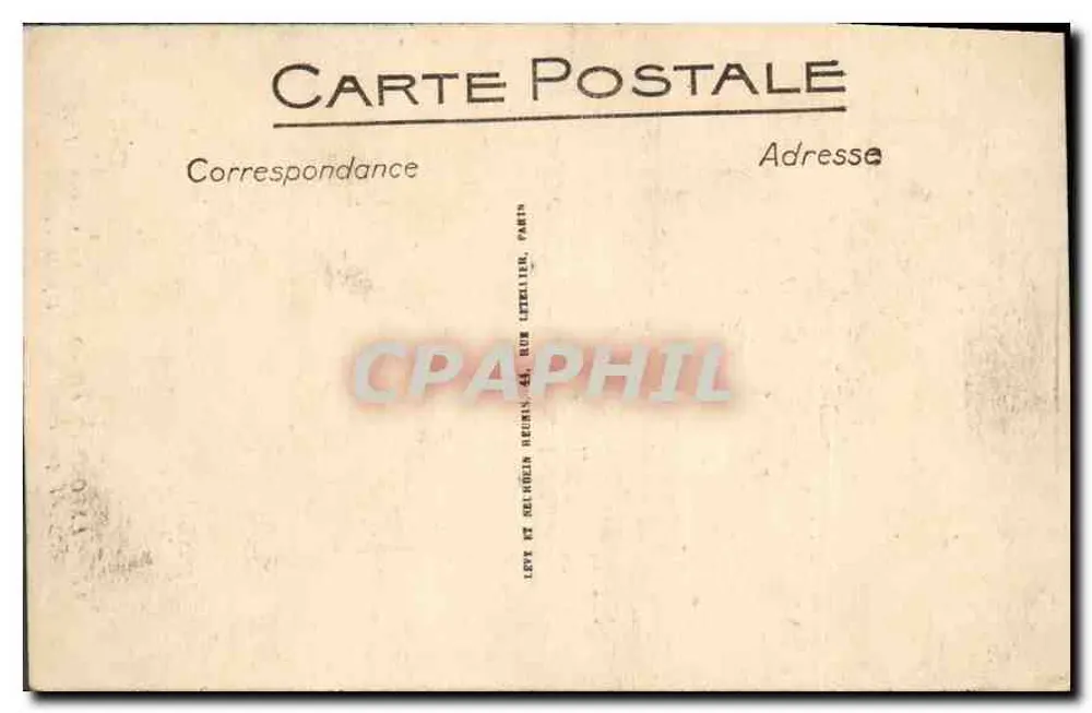 África Ocidental — Tipo Marroquino — Exposição Colonial de Marselha - Verso