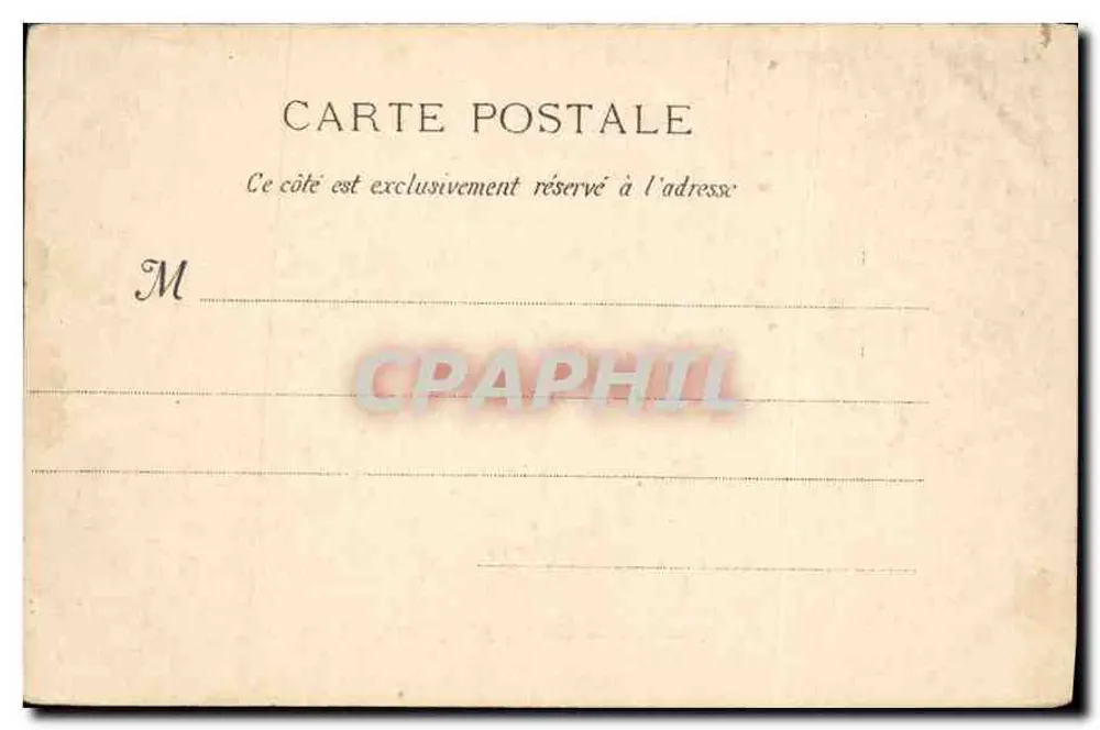 Marselha — A Cannebière — G. M. — 101 - Verso