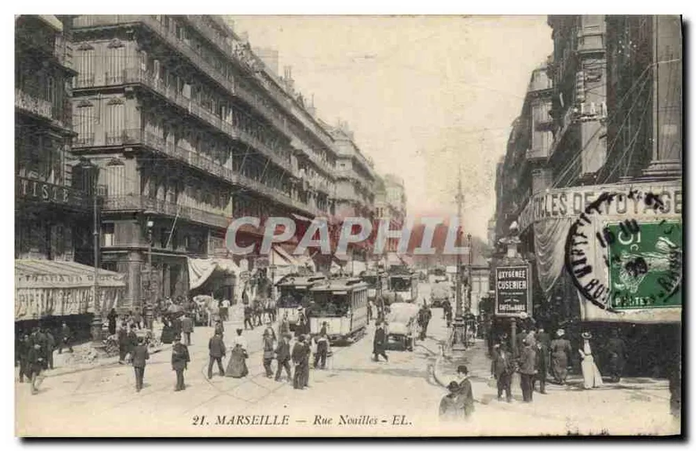 Marselha — Rue Nouvilles — Editor EL, n°21 - Frente