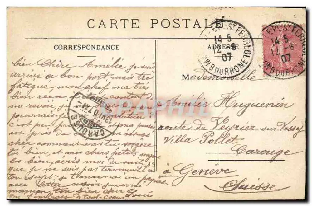 Marseille — Píer da Praia e a Prefeitura - Verso