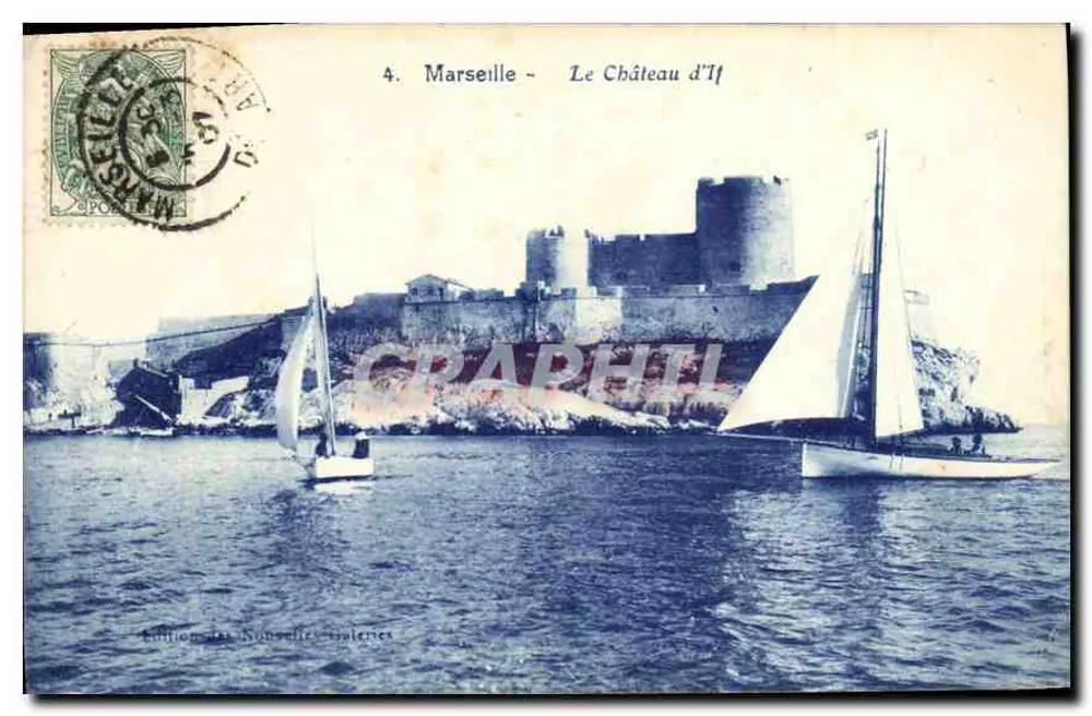 Marselha - O Castelo de If — editor: Edições das Novas Galerias - Frente