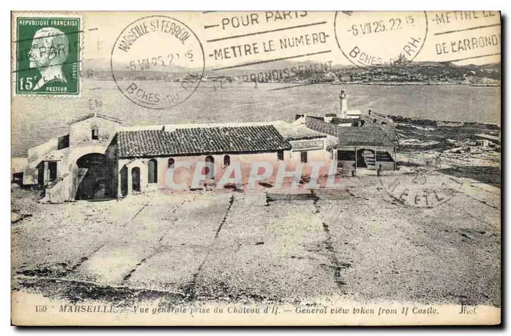 Marseille — Allgemeiner Blick vom Château d'If — Jhet - Vorderseite