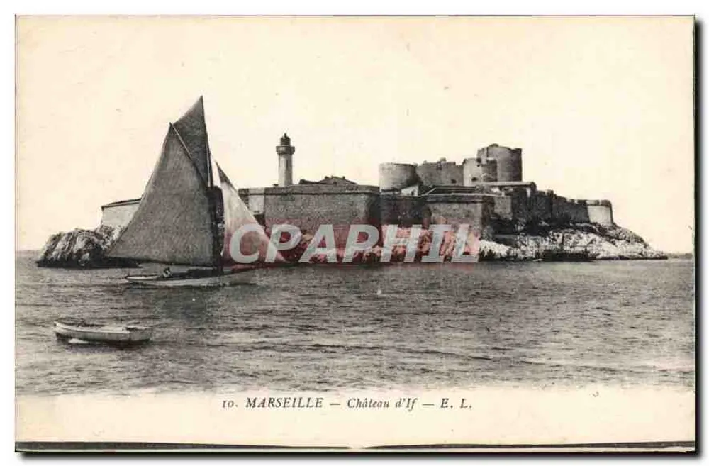 Marselha — Castelo de If — E. L. - Frente