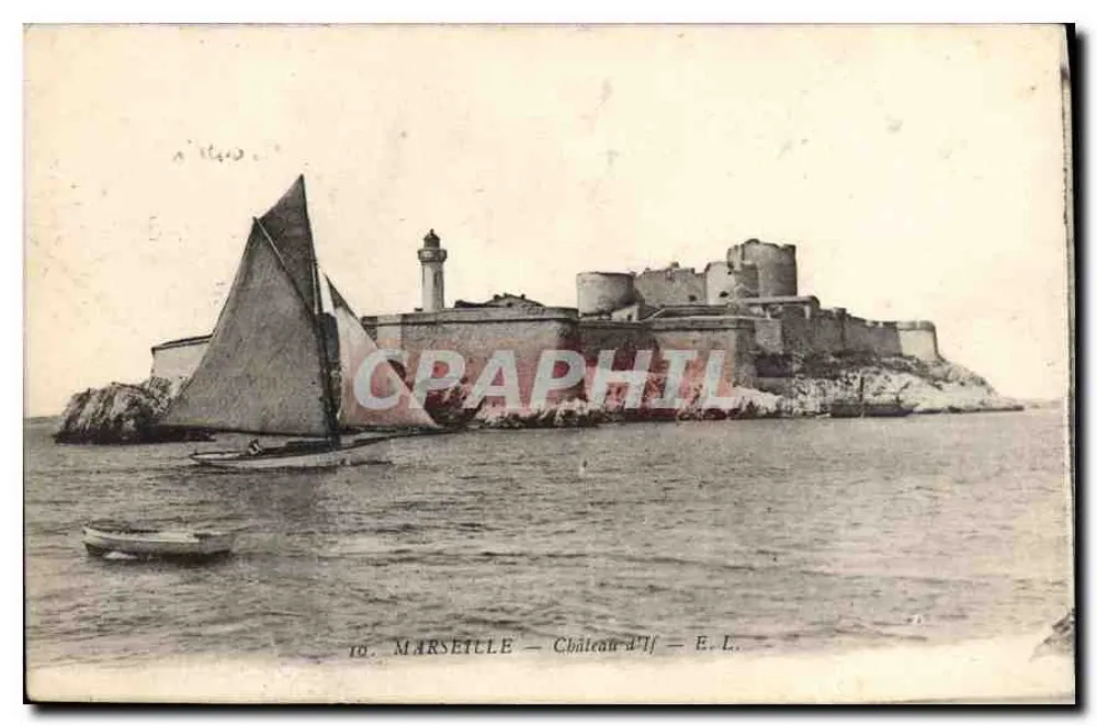 Marselha — Castelo de If — E. L. - Frente
