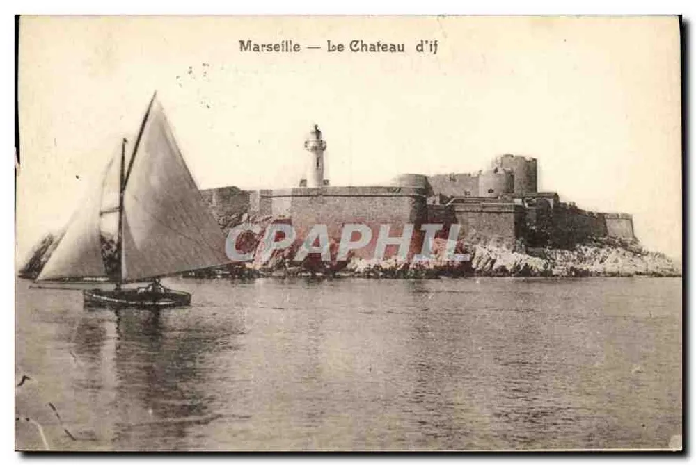Marselha — O Castelo de If — Editor não identificado - Frente
