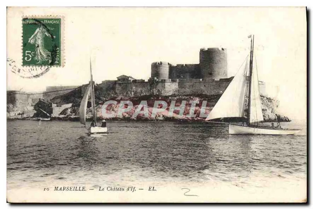 Marselha — O Castelo de If — EL. - Frente