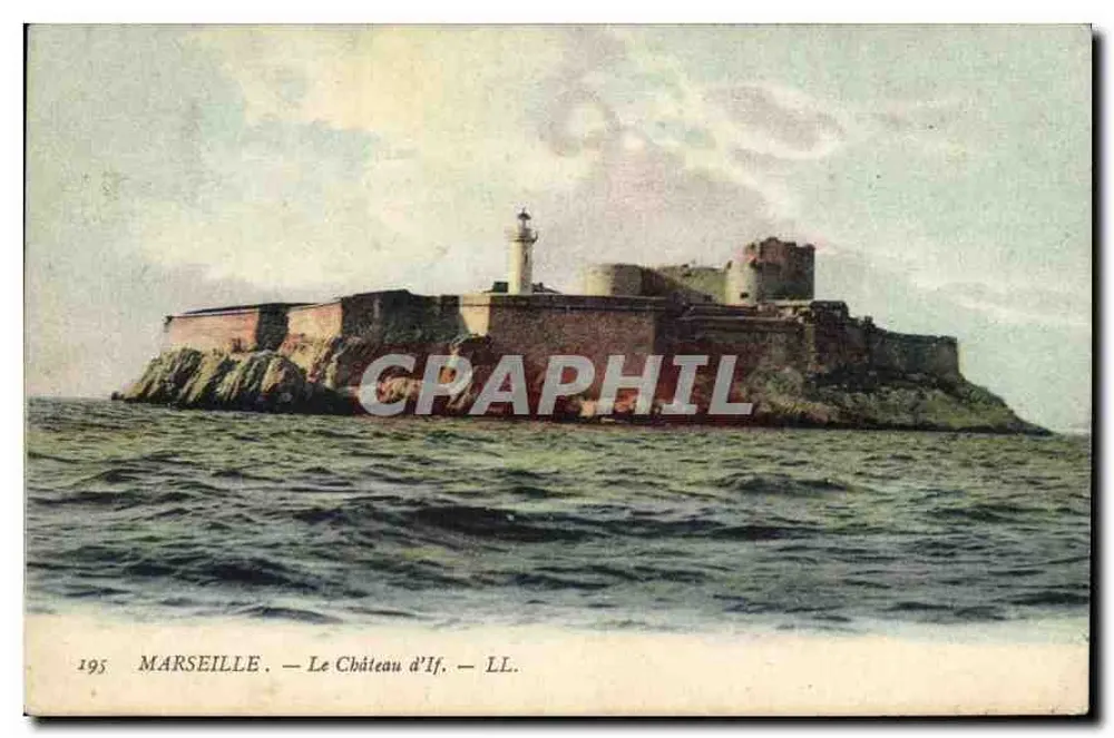 Marselha — O Castelo de If — LL. - Frente