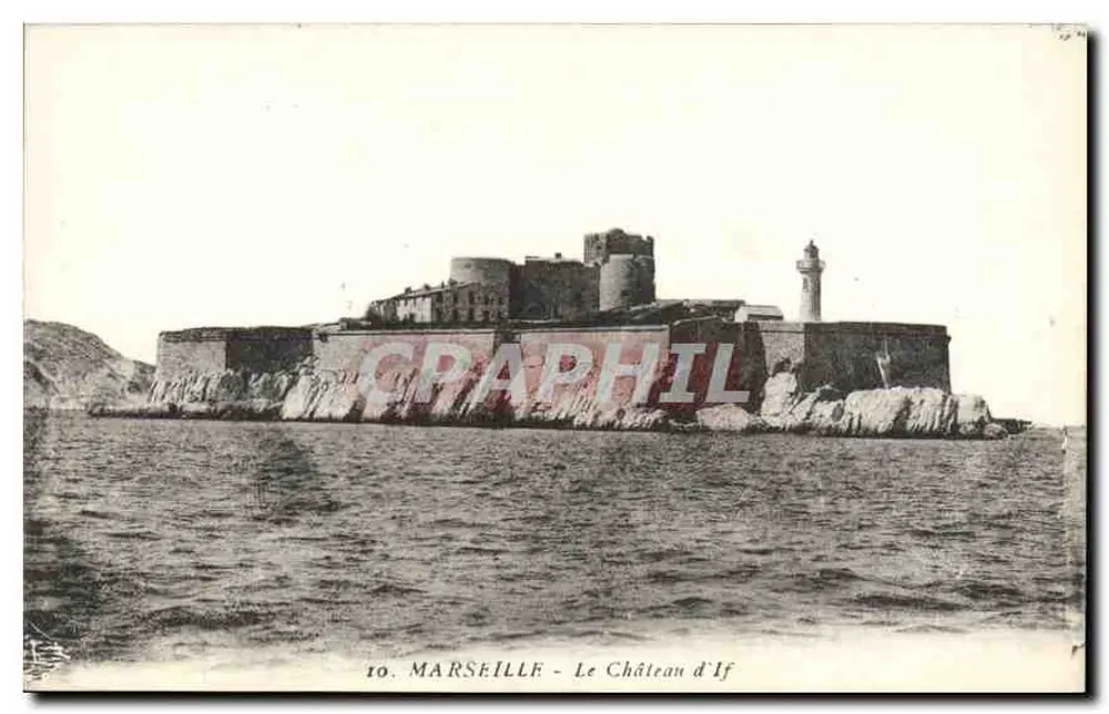 Marselha - O Castelo de If — editor Graphil, n° 10 - Frente