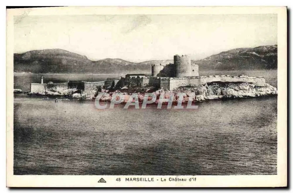 Marselha - O Castelo de If — n° 48 - Frente