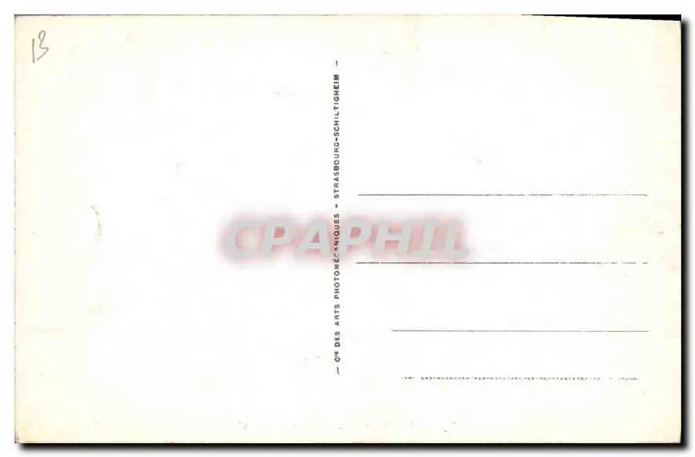 Marselha - O Castelo de If — n° 48 - Verso