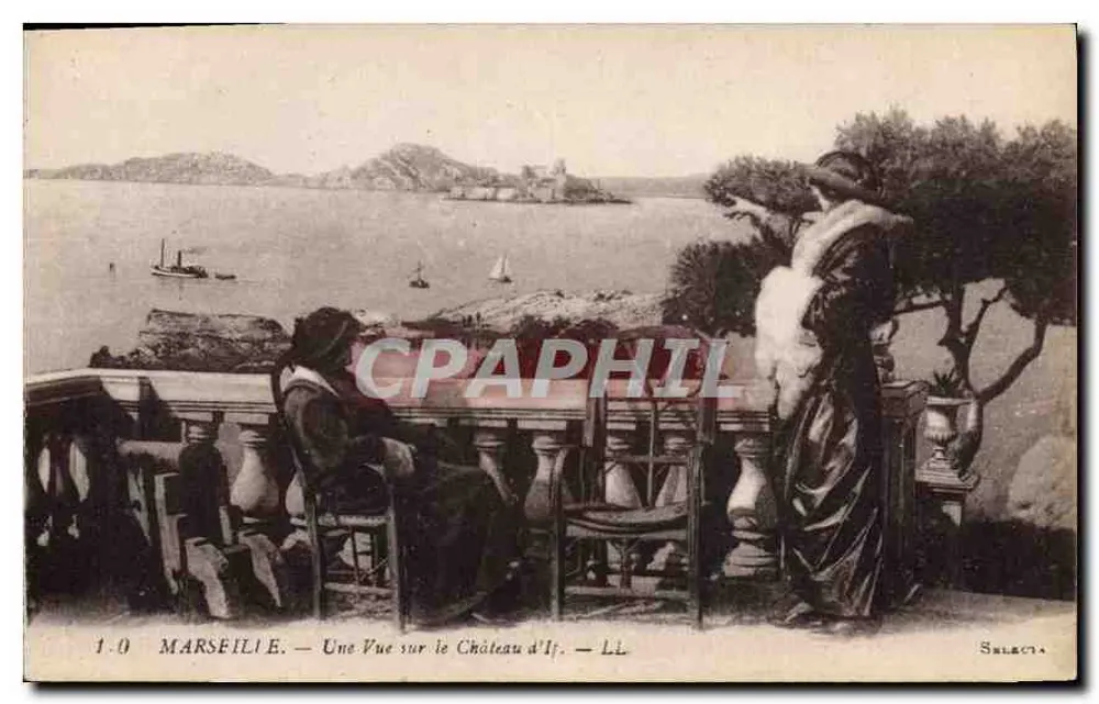 Marselha — Vista do Castelo de If — Selecta - Frente