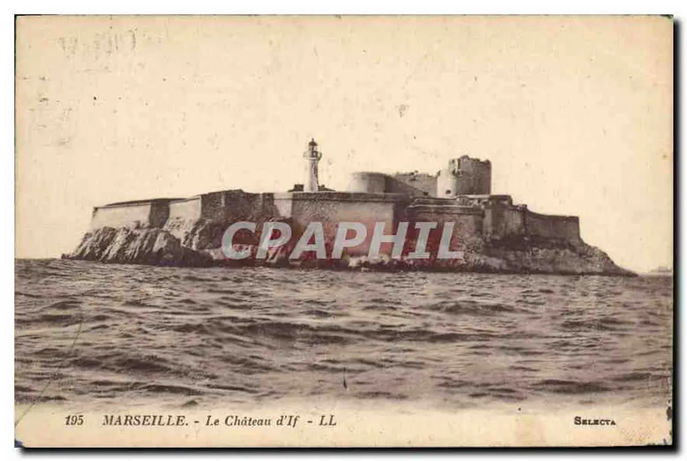 Marselha - O Castelo de If - Selecta - Frente