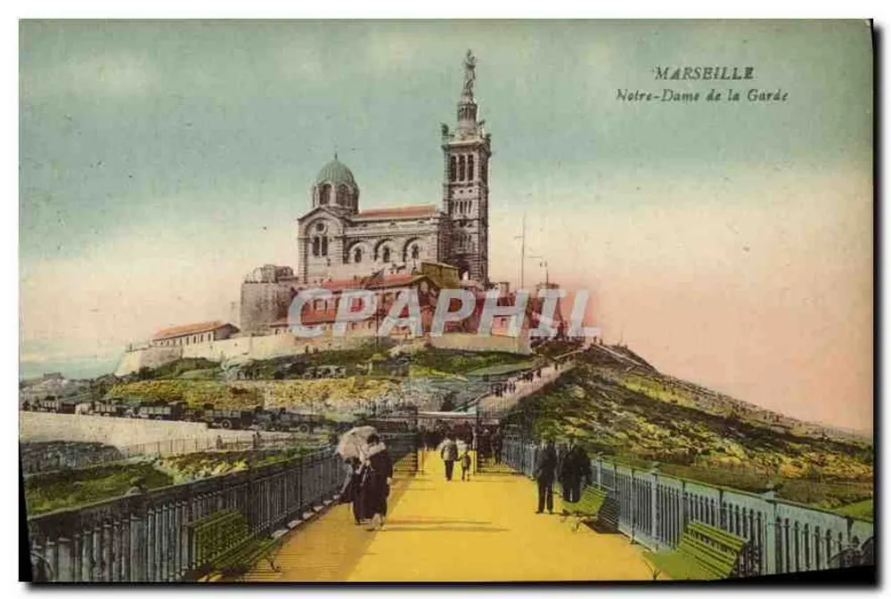 Marseille — Nossa Senhora da Guarda — editor não identificado - Frente