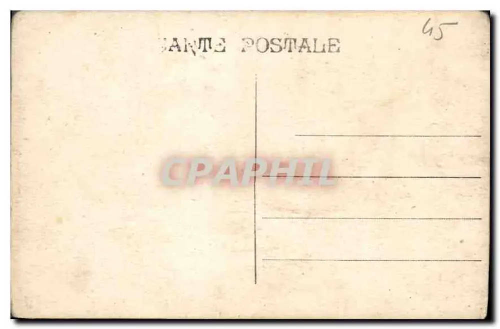 Marseille — Cours Belleunce — editor desconhecido, número de série não visível - Verso