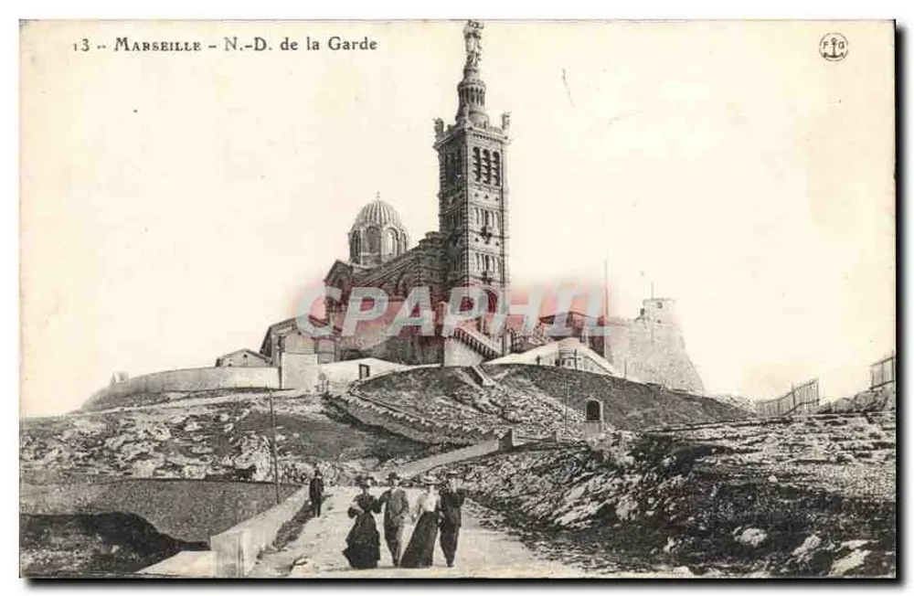 Marselha - N.-D. de la Garde — editor F.F.O. n°13 - Frente