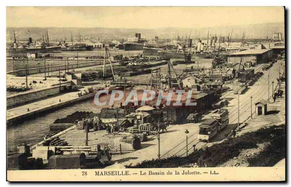 Marseille — Le Bassin de la Joliette — LL. n°78 - Vorderseite