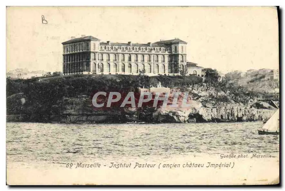 Marselha - Instituto Pasteur (antigo castelo imperial) — Gueñéa fot. Marselha, n°69 - Frente