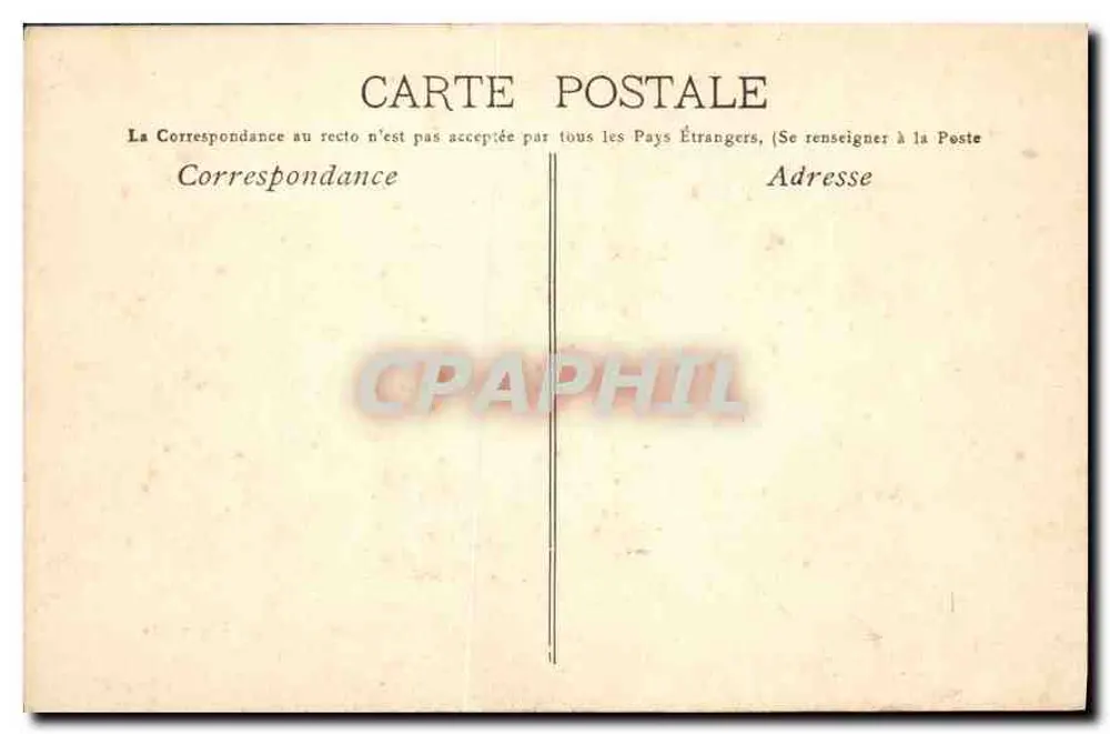 Marseille. 9.- O Palácio Longchamp — Magasin Général - Marseille - Verso