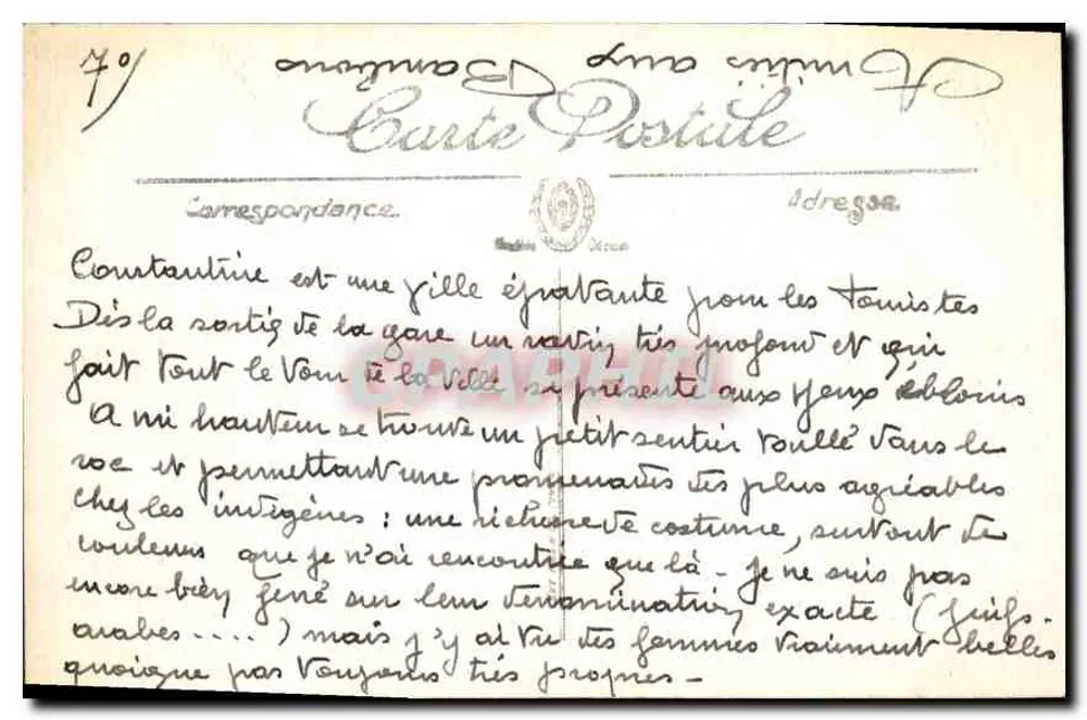 Marselha — O Ponte Tranibordeur — Selecta LL n° 305 - Verso