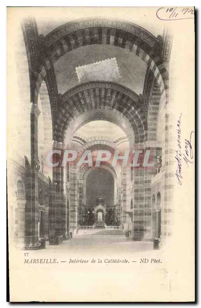 Marseille — Intérieur de la Cathédrale — ND Phot. - Frente