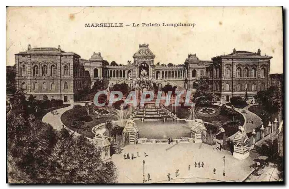 MARSEILLE — O Palácio Longchamp - Frente
