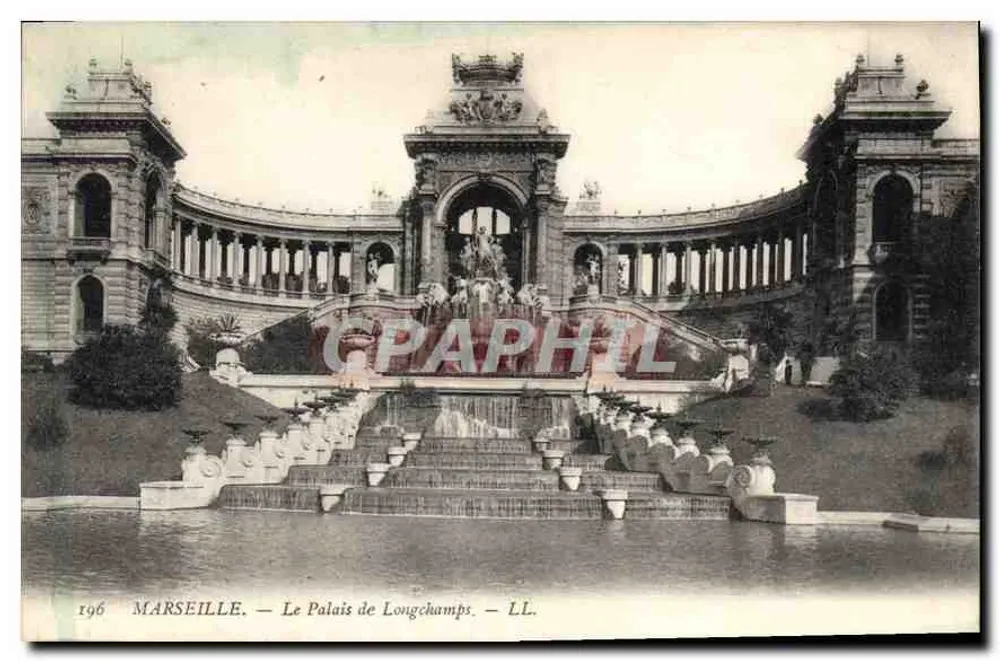 Marselha — O Palácio de Longchamps — LL. n° 196 - Frente