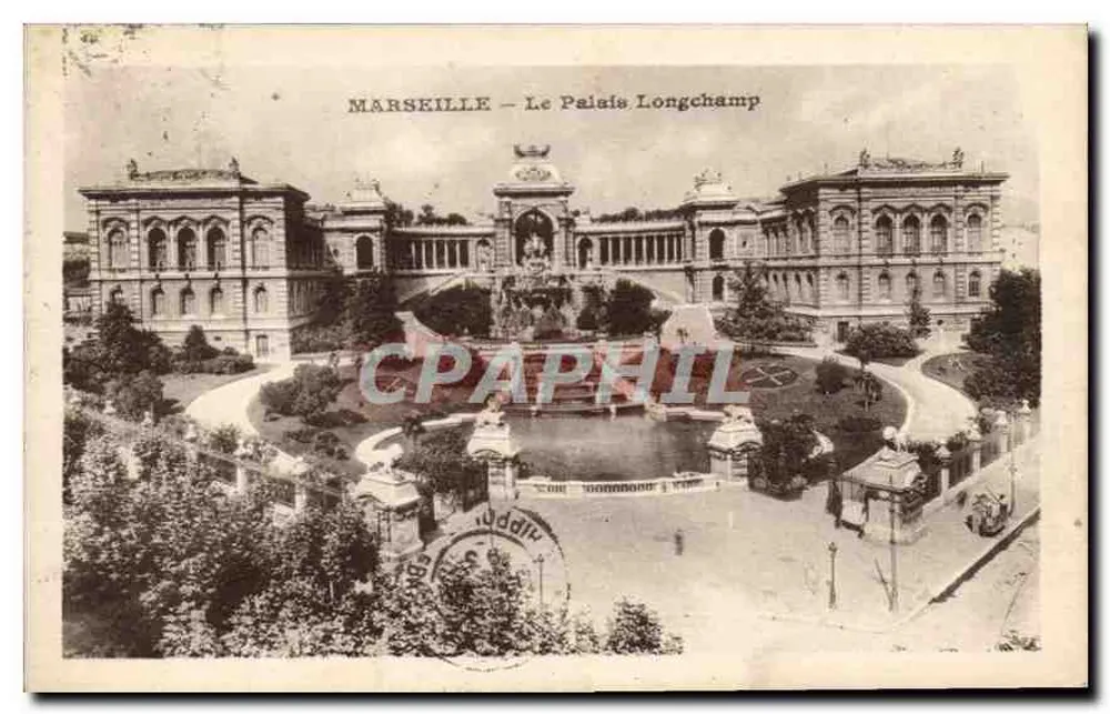 Marseille — O Palácio Longchamp — Editor: Juddite - Frente