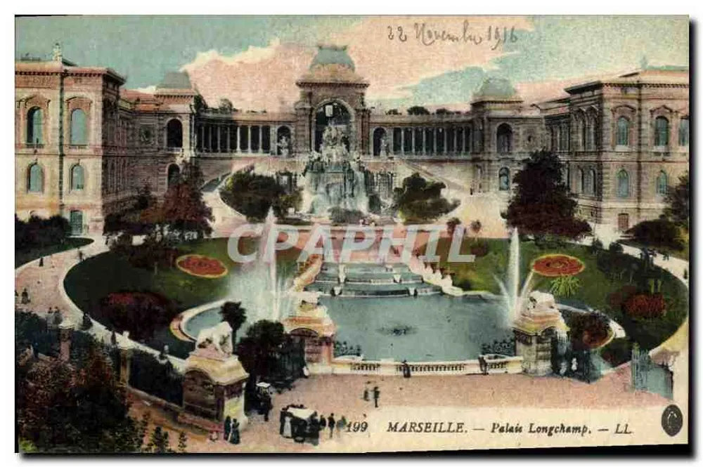 Marseille — Palácio Longchamp — LL. n°199 - Frente