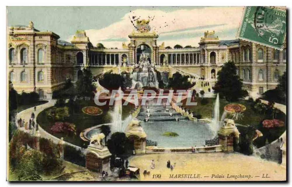 Marselha — Palácio Longchamp — LL. n°199 - Frente