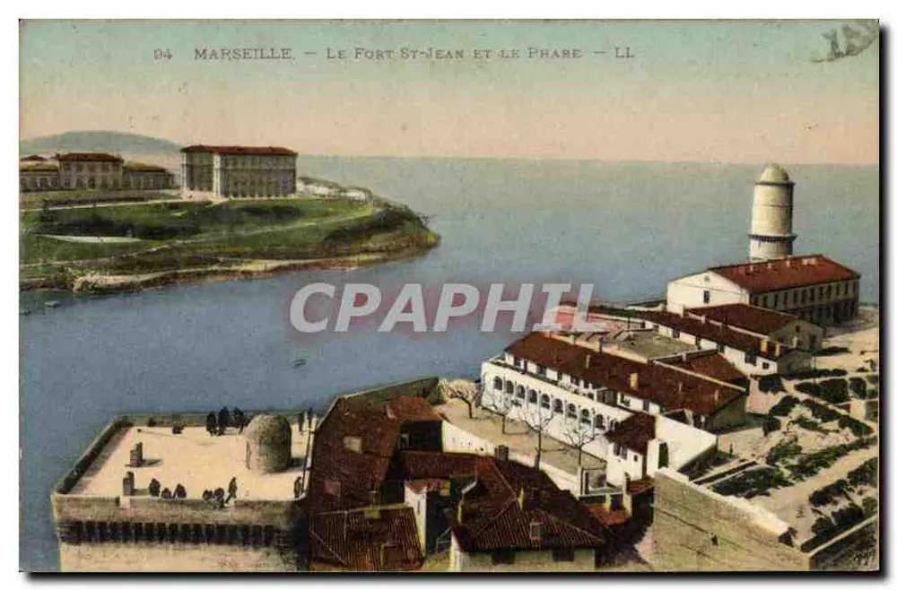 Marseille — Fort St-Jean und der Leuchtturm — LL - Vorderseite