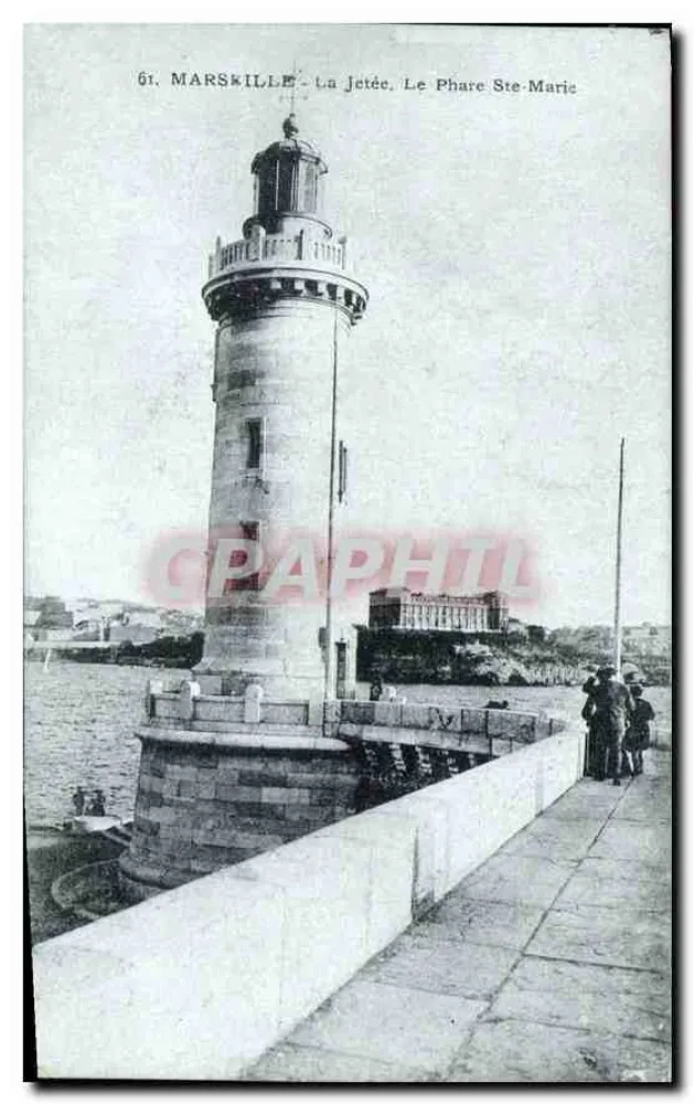 Marselha - A Ponta, Farol de Santa Maria — n°61 - Frente