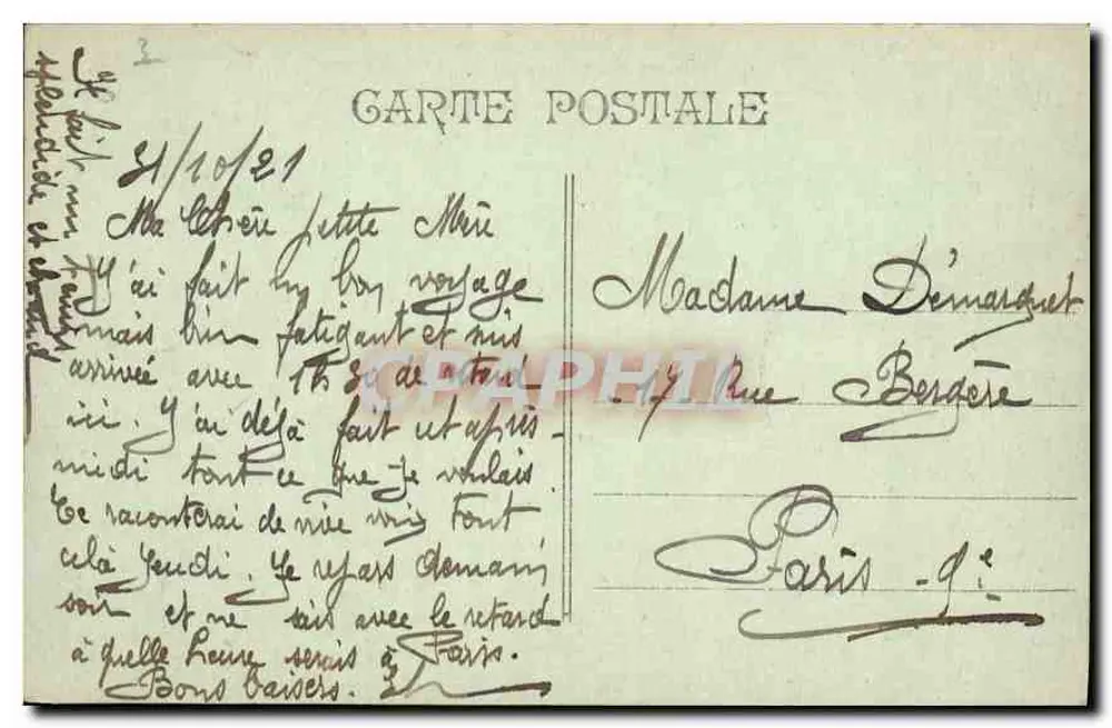 Marselha - Farol da Désirade — editor não visível, número de série não legível - Verso