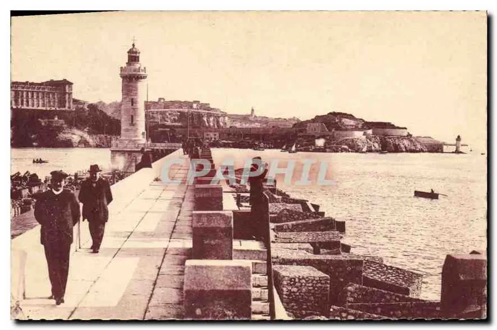 Farol de Sainte-Marie e a Ponta — Marseille — editor desconhecido, número de série não visível - Frente