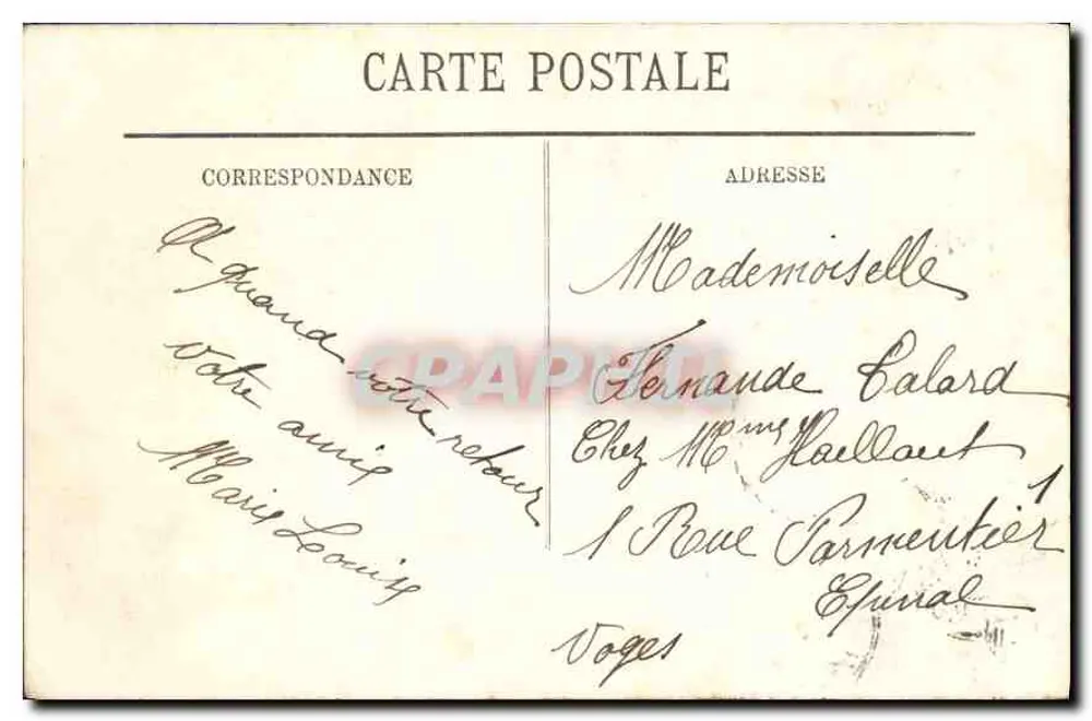 Marseille — Diante do Farol de Santa Maria — LL. - Verso