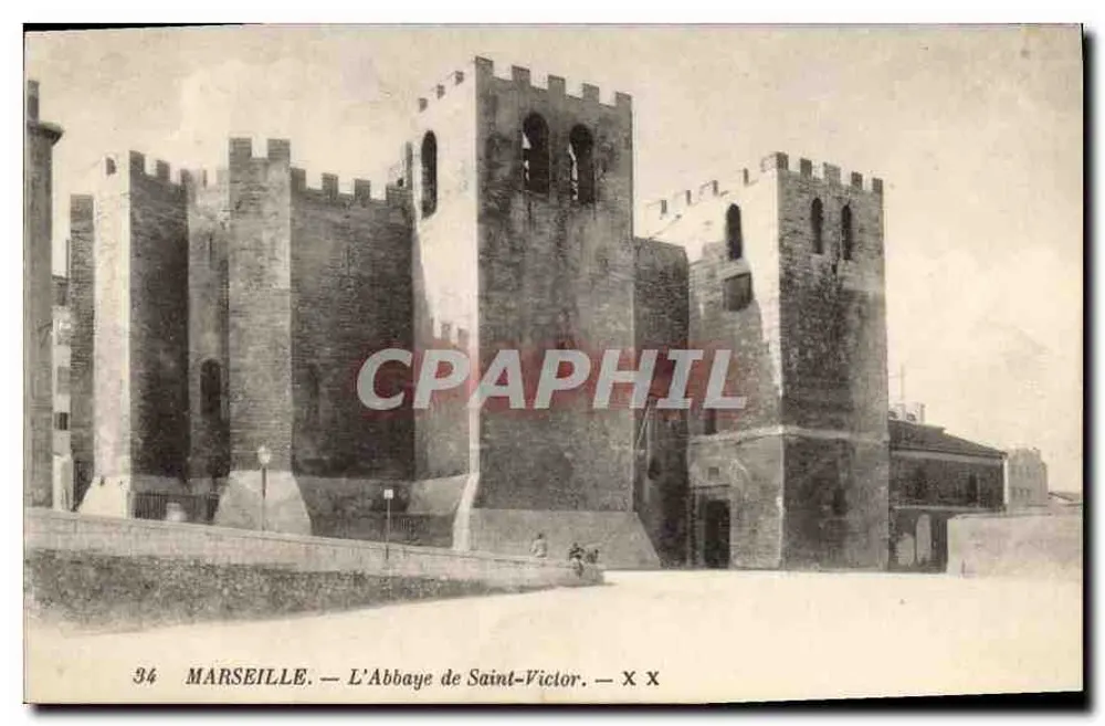 Marselha — A Abadia de São Victor - Frente