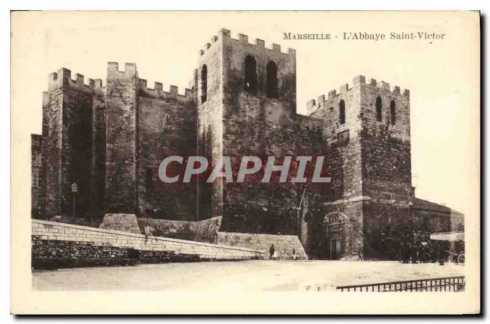 Marselha - A Abadia de São Vicente - Frente