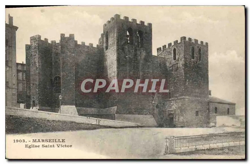 Marselha - Igreja de São Victor — Édition Nica - Frente