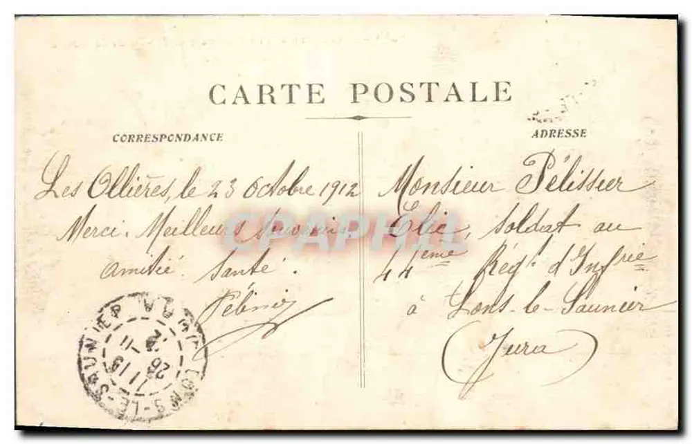 Marsella — Vista General y N.-D. de la Guardia — Marseillaise - Reverso