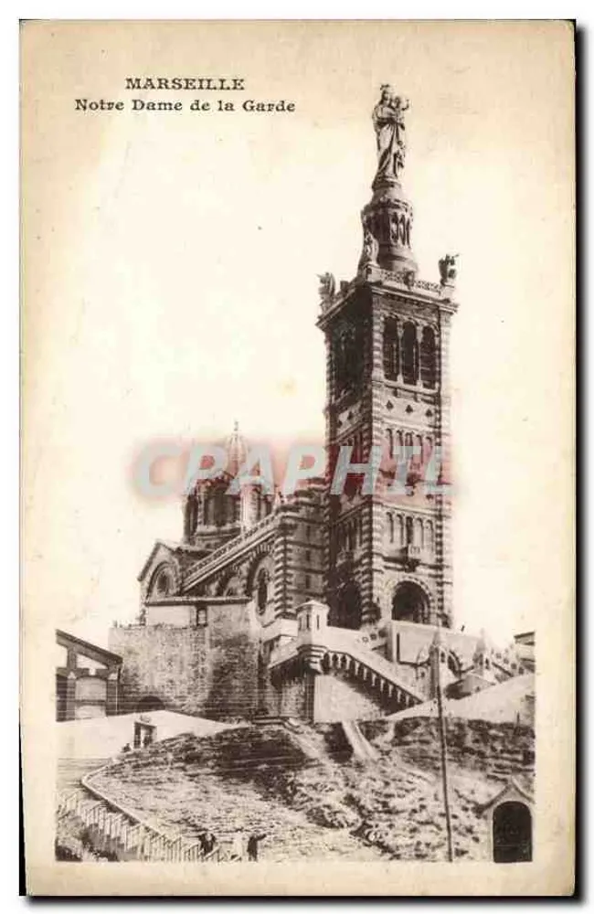 Marseille — Notre Dame de la Garde — wydawca nieznany - Awers