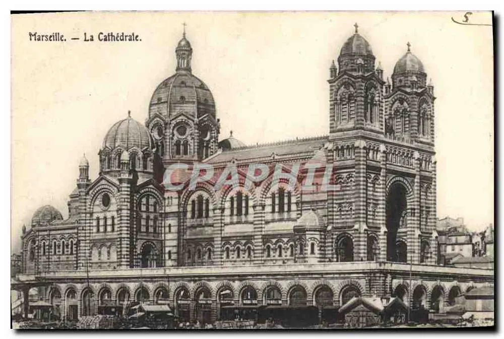 Marseille — A Catedral — Craphil - Frente