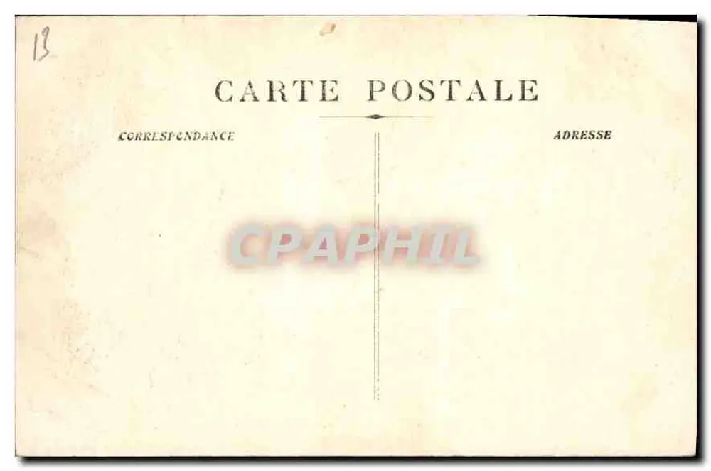 Marselha — A Praça Estrangin — editor desconhecido, n° 26 - Verso