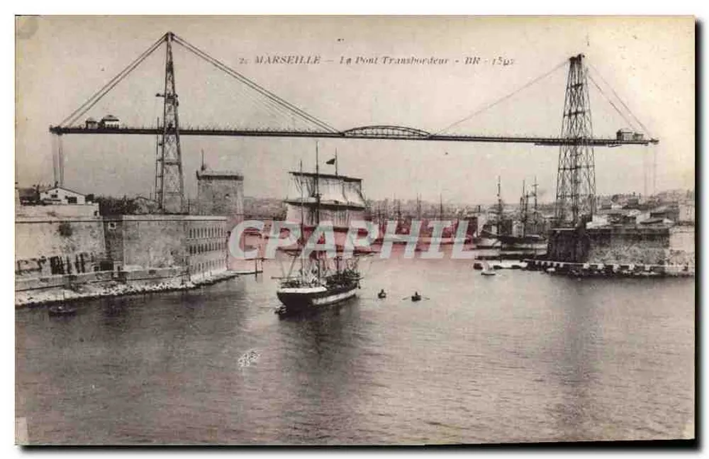 Marseille — Der Transbordeur-Brücke — BR - 1592 - Vorderseite
