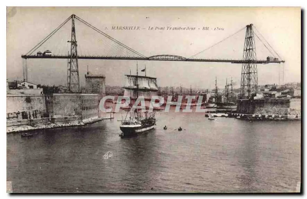 Marseille — Die Brücke Transbordeur — BR - 1504 - Vorderseite
