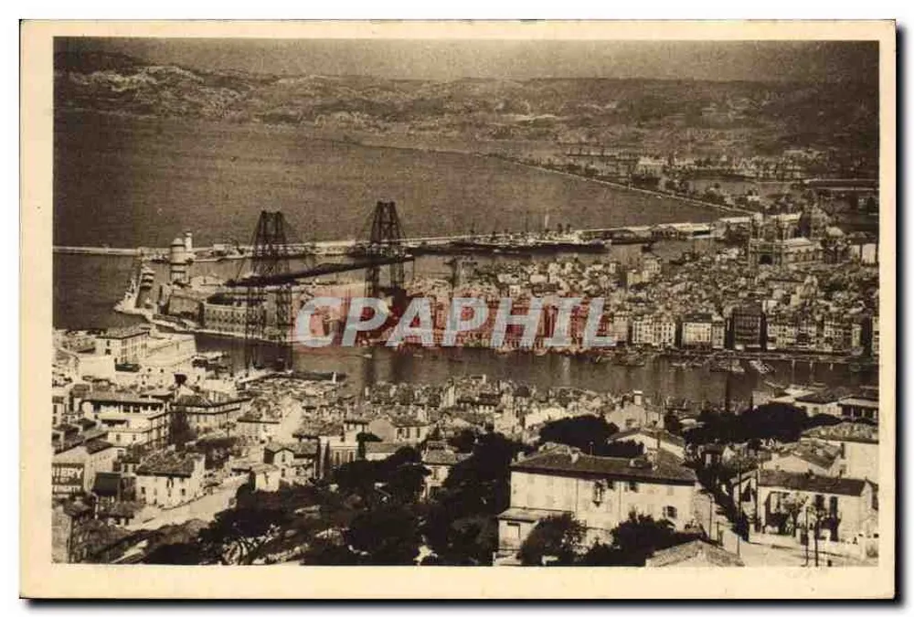 Panorama dos Ports — Marselha — Edições d'Art Martel - Frente