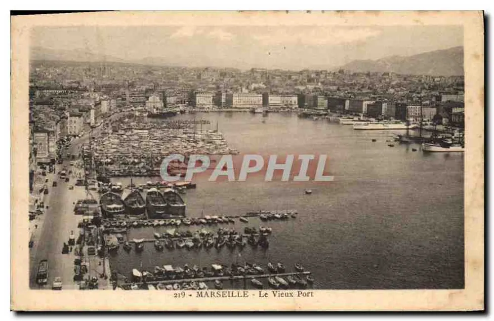Marseille - O Velho Port — Edição La Cigogne, n°219 - Frente