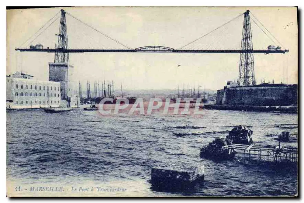 Marselha — O Ponte de Tronidorador — G. Arraud, Nantes - Frente