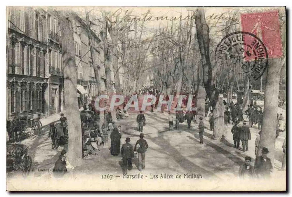 Marseille - Les Allées de Meithan — Solovyev & Laenor, n°1267 - Frente