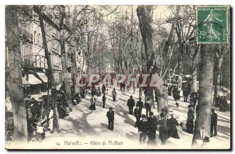 Marselha — Allées de Meilhan — Editora: - Frente