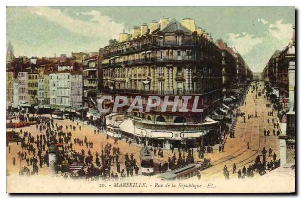 Marseille - Rue de la République — EL. n°20 - Frente