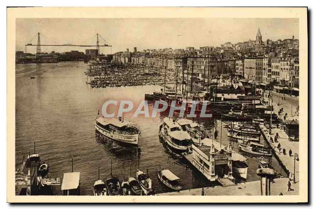 Marseille — Der alte Hafen und die Transbordeur-Brücke — Canolini-Editionen, Nr. 167 - Vorderseite